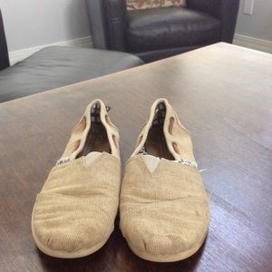 TOMS Kids'Bimini Burlap Espadrille